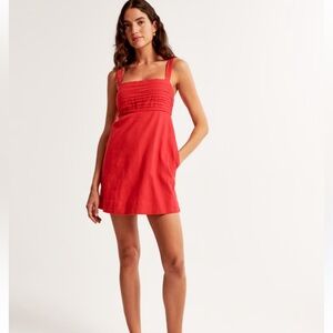 A&F Emerson Linen Blend Skort